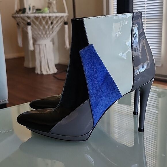 Balenciaga Color Block Ankle Boots - Picture 1 of 14